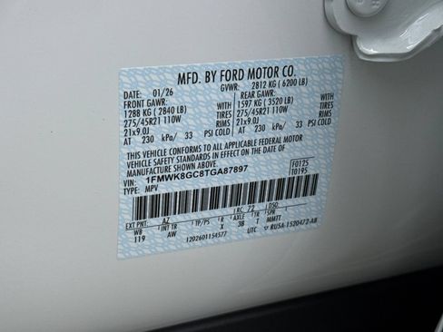 New 2026 Ford Explorer ST w/ Sun And Sound Package AWD/4WD image 36