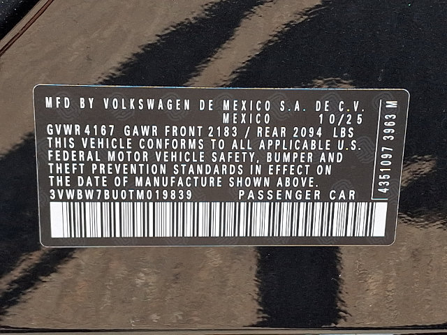 Certified 2026 Volkswagen Jetta Sport FWD image 26