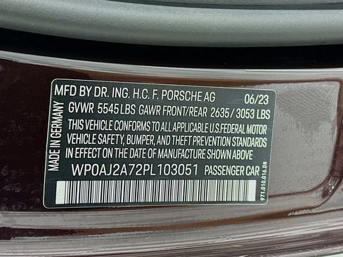 Certified 2023 Porsche Panamera Platinum Edition RWD image 35