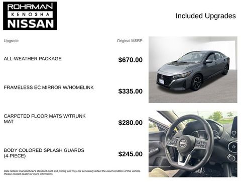 Certified 2025 Nissan Sentra SV w/ All-Weather Package FWD image 4