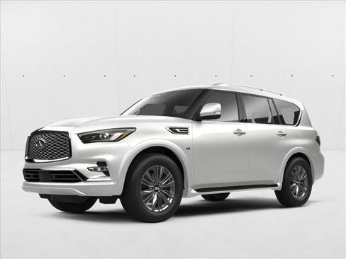 Used 2021 INFINITI QX80 Luxe w/ Cargo Package RWD image 1
