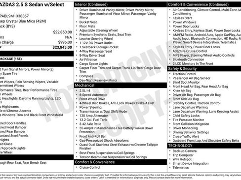 Used 2021 MAZDA MAZDA3 s image 5