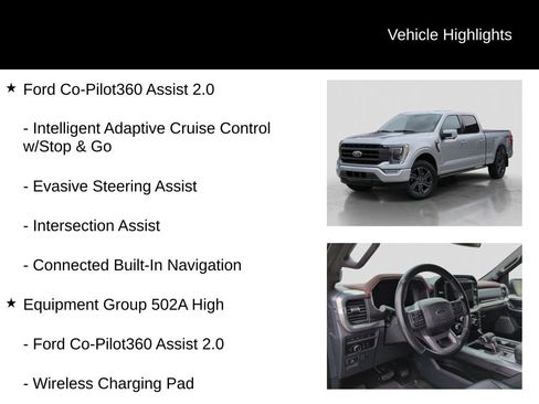 Certified 2023 Ford F150 Lariat w/ Equipment Group 502A High AWD/4WD image 6