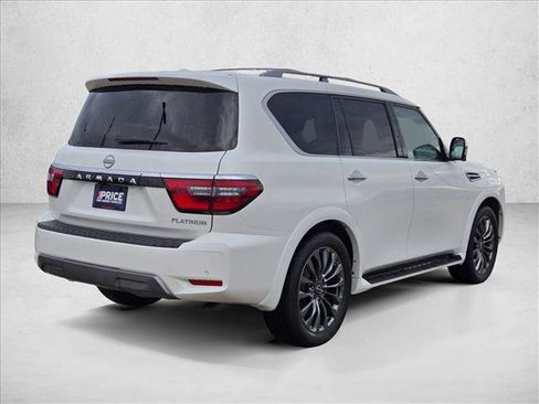 Used 2023 Nissan Armada Platinum w/ Captain's Chairs Package RWD image 5