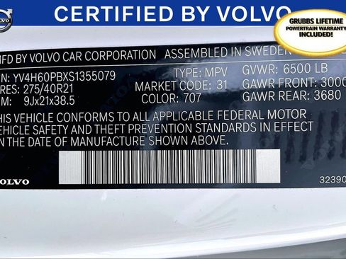 Certified 2025 Volvo XC90 T8 Plus w/ Protection Package Premier image 43