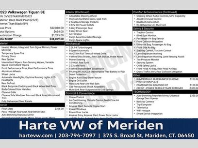 Used 2023 Volkswagen Tiguan SE