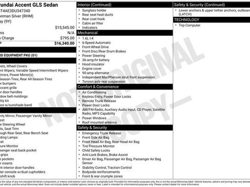 Used 2013 Hyundai Accent GLS image 1