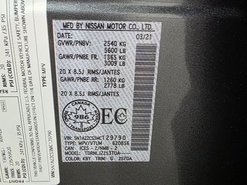 Used 2021 Nissan Murano SL image 37