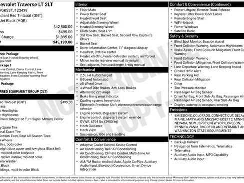 New 2026 Chevrolet Traverse LT image 2
