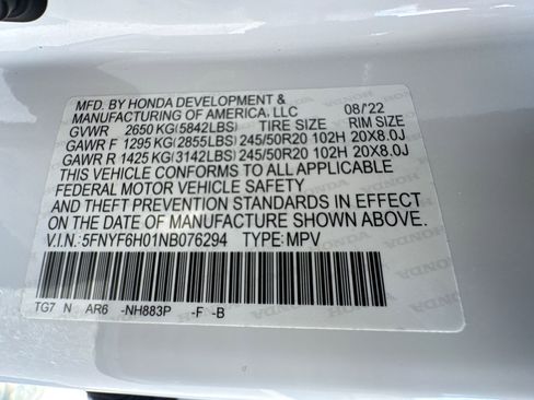 Used 2022 Honda Pilot Elite image 31