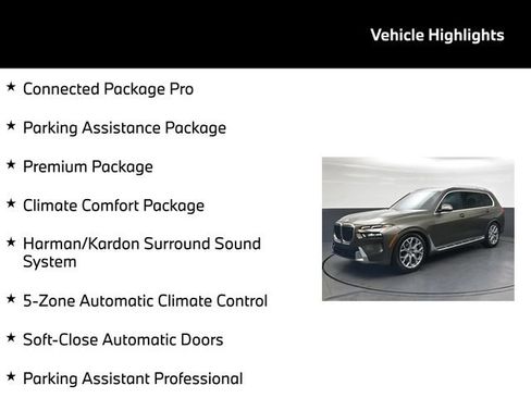 Used 2025 BMW X7 xDrive40i w/ Premium Package AWD/4WD image 5
