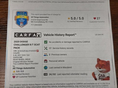 Used 2020 Dodge Challenger R/T Scat Pack image 39