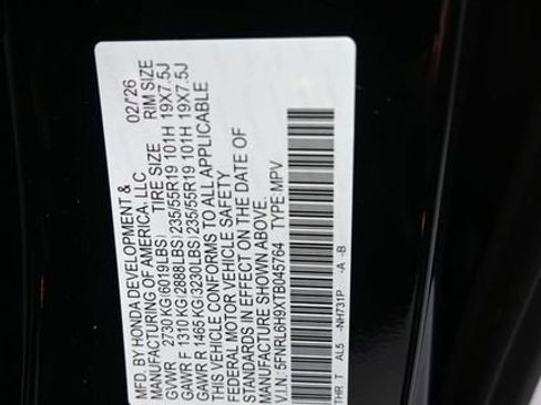New 2026 Honda Odyssey Elite image 7