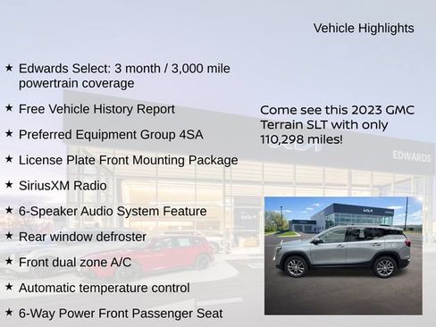 Used 2023 GMC Terrain SLT AWD/4WD image 8