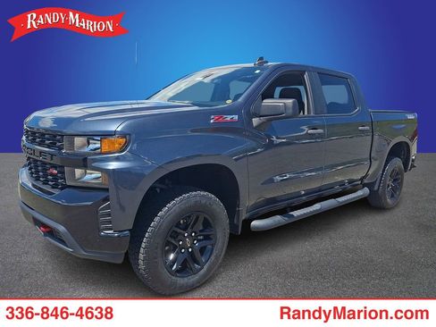 Used 2021 Chevrolet Silverado 1500 Custom Trail Boss w/ LPO, Dark Essentials Package AWD/4WD image 1