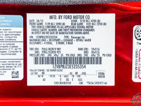 Used 2014 Ford Mustang Shelby GT500 w/ Equipment Group 821A RWD image 78
