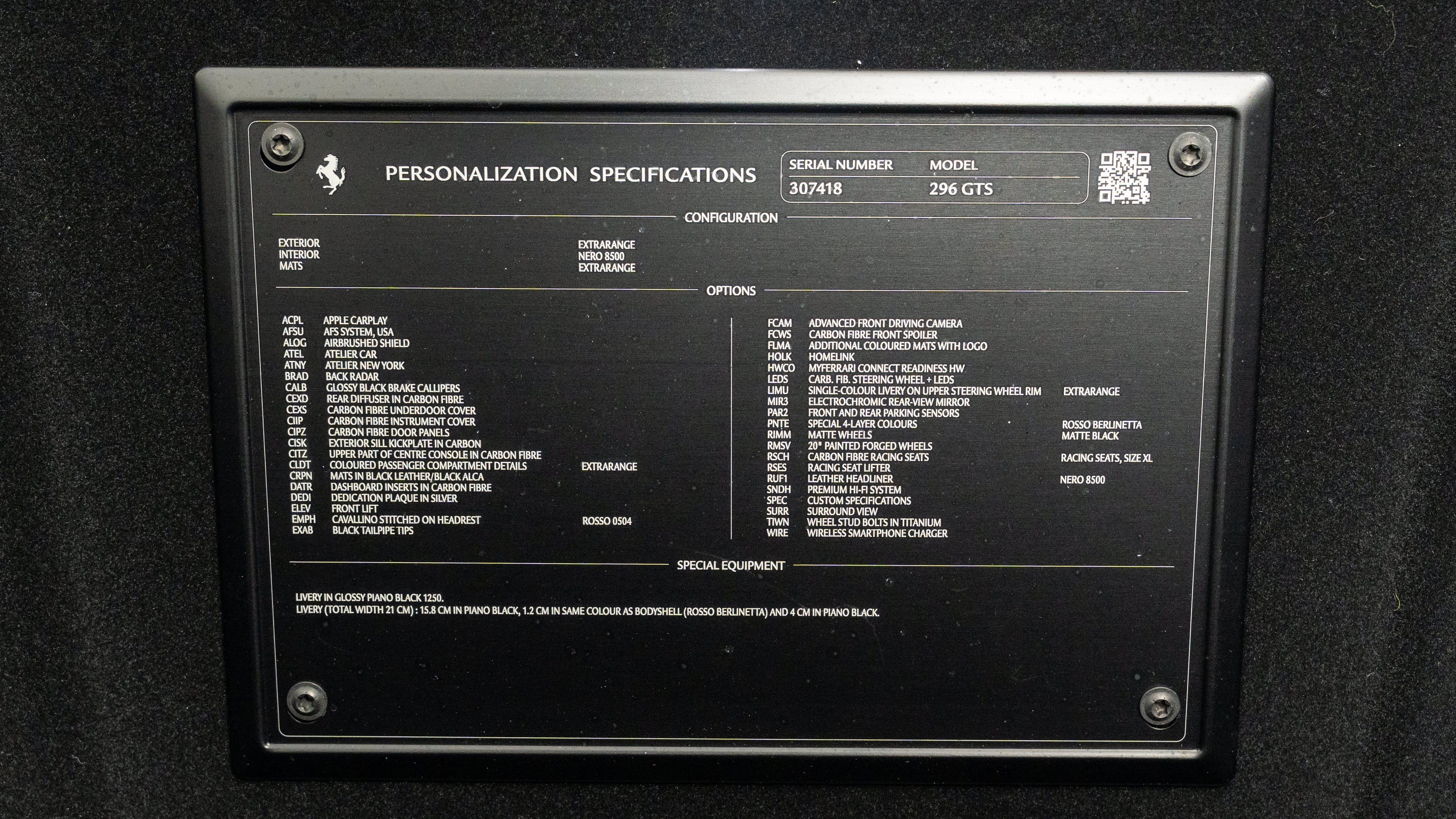 Used 2024 Ferrari 296 GTS RWD image 45