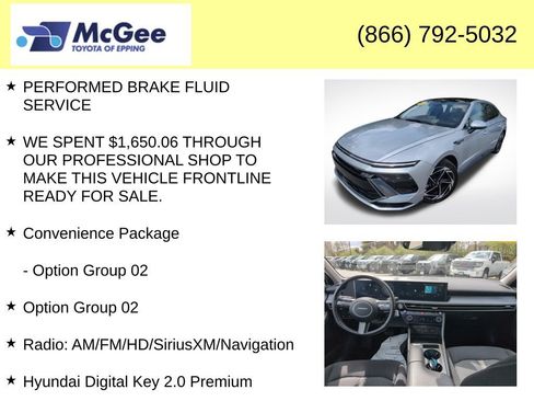 Used 2024 Hyundai Sonata SEL w/ Convenience Package FWD image 8