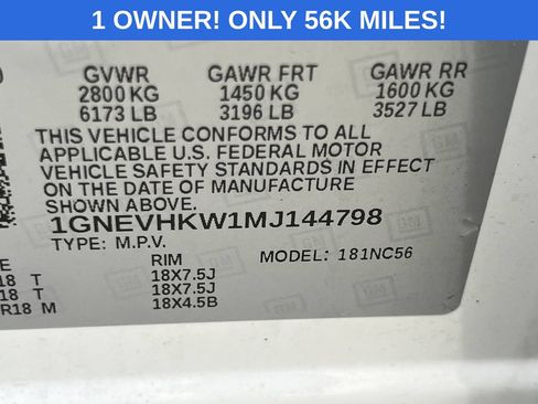 Used 2021 Chevrolet Traverse LT AWD/4WD image 12