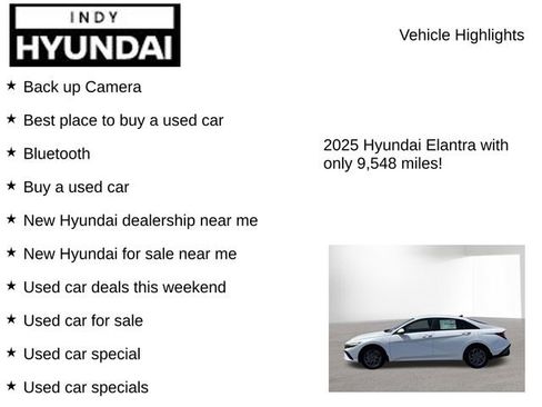 Used 2025 Hyundai Elantra Blue FWD image 7