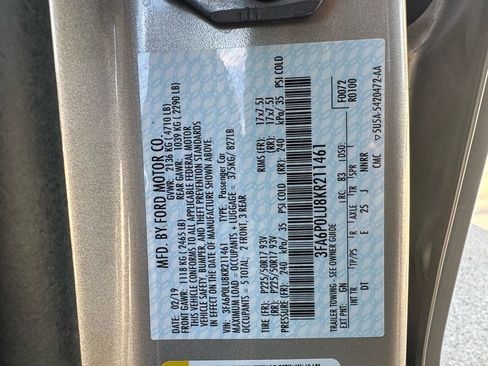Used 2019 Ford Fusion SE FWD image 34