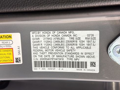 New 2026 Honda CR-V EX-L image 21