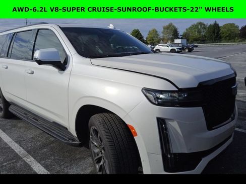 Used 2024 Cadillac Escalade ESV Sport w/ LPO, ONYX Package AWD/4WD image 1