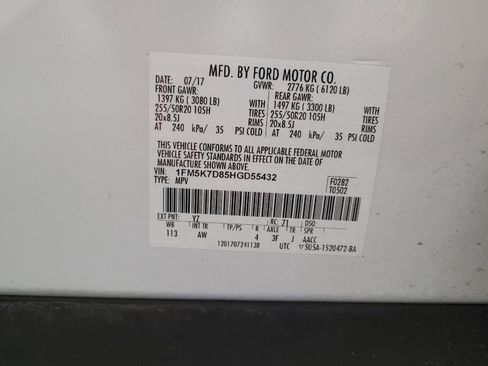 Used 2017 Ford Explorer XLT w/ Equipment Group 202A FWD image 33