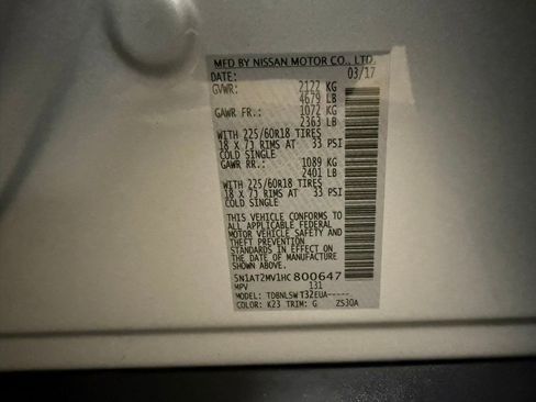 Used 2017 Nissan Rogue SL w/ SL Premium Package image 42