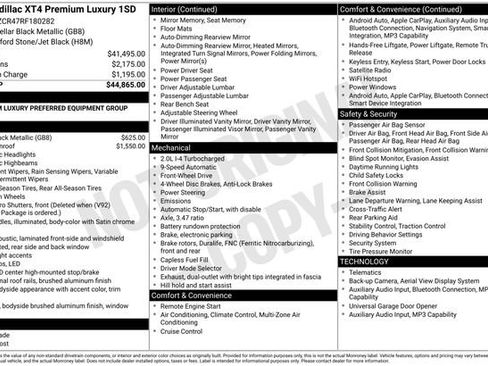 Certified 2024 Cadillac XT4 Premium Luxury FWD image 33