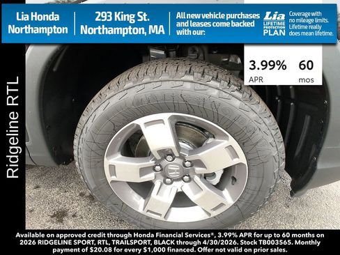 New 2026 Honda Ridgeline RTL image 10