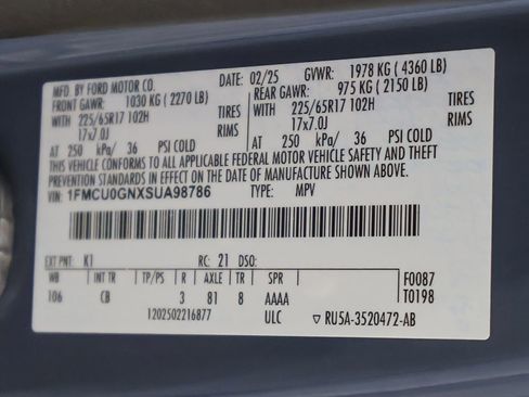 Used 2025 Ford Escape Active FWD image 47
