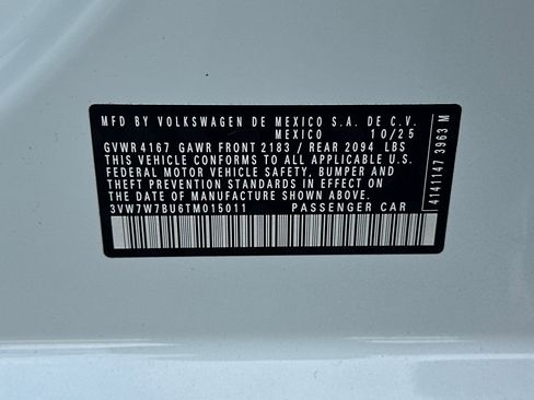 New 2026 Volkswagen Jetta SE image 25