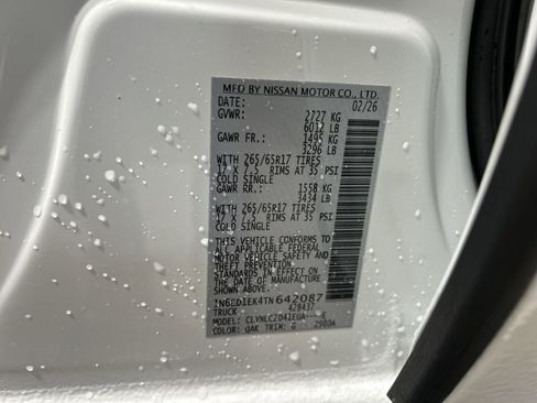 New 2026 Nissan Frontier SV w/ SV Convenience Package AWD/4WD image 41