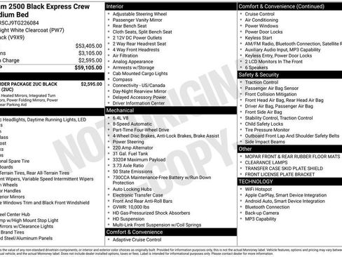 New 2026 RAM 2500 Tradesman AWD/4WD image 9