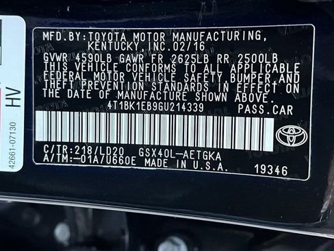 Used 2016 Toyota Avalon XLE image 20