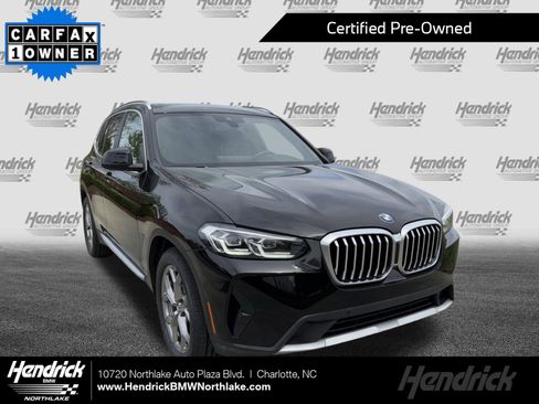 Certified 2022 BMW X3 sDrive30i w/ Premium Package 2 (ZPA) RWD image 1
