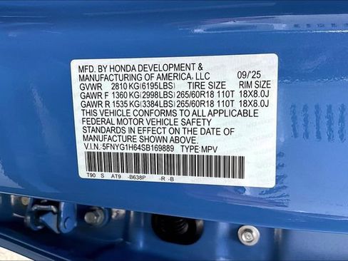 New 2025 Honda Pilot TrailSport image 28