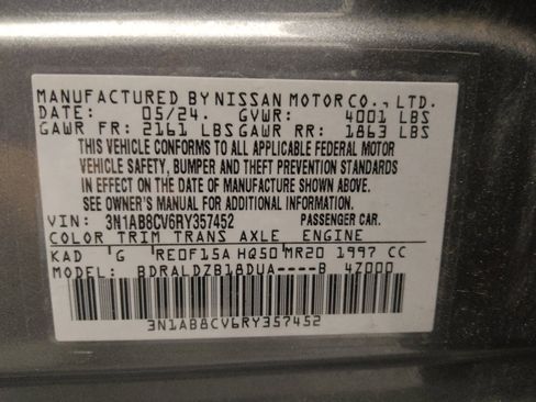 Used 2024 Nissan Sentra SV FWD image 33