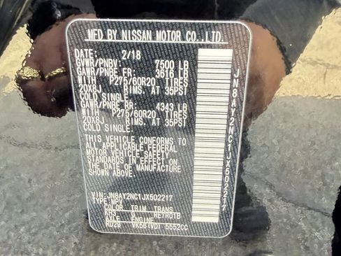 Used 2018 Nissan Armada SL w/ Moonroof Package image 85