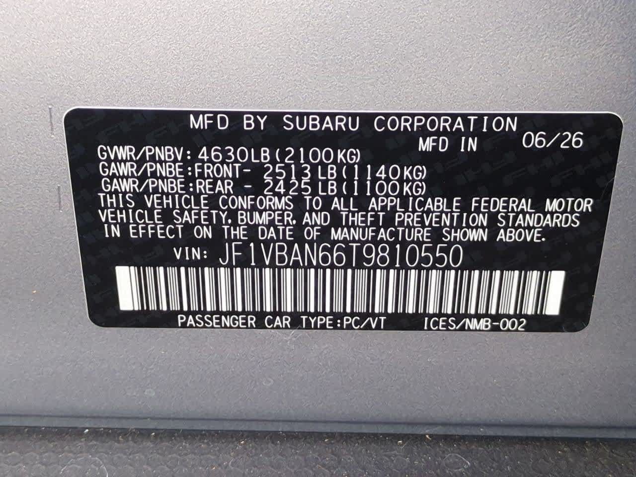 New 2026 Subaru WRX Limited AWD/4WD image 36