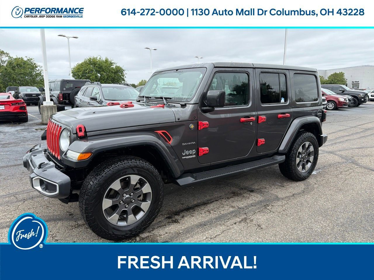 Used 2020 Jeep Wrangler Unlimited Sahara AWD/4WD image 5
