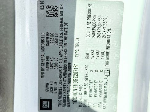 Used 2016 Chevrolet Silverado 1500 W/T w/ WT Fleet Convenience Package image 32