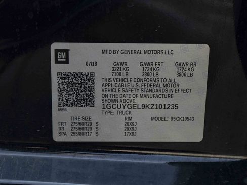 Used 2019 Chevrolet Silverado 1500 LTZ w/ LTZ Texas Edition AWD/4WD image 44