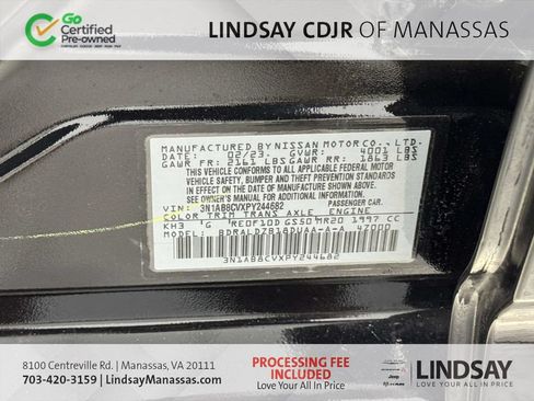 Used 2023 Nissan Sentra SV w/ All-Weather Package FWD image 32