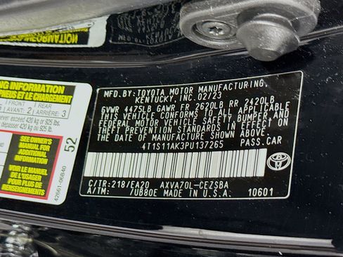 Used 2023 Toyota Camry SE w/ Cold Weather Package image 40