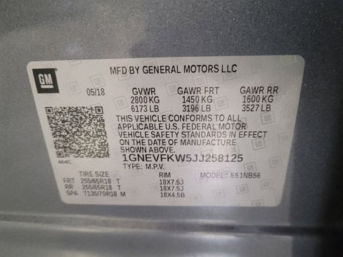 Used 2018 Chevrolet Traverse LS w/ LPO, Floor Liner Package AWD/4WD image 33