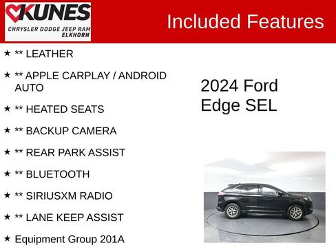 Used 2024 Ford Edge SEL AWD/4WD image 2