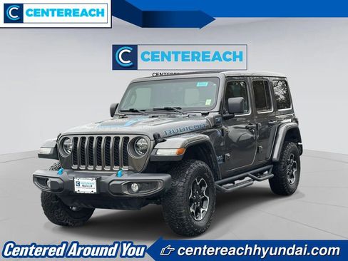 Used 2021 Jeep Wrangler Unlimited Rubicon 4xe w/ Cold Weather Group AWD/4WD image 1