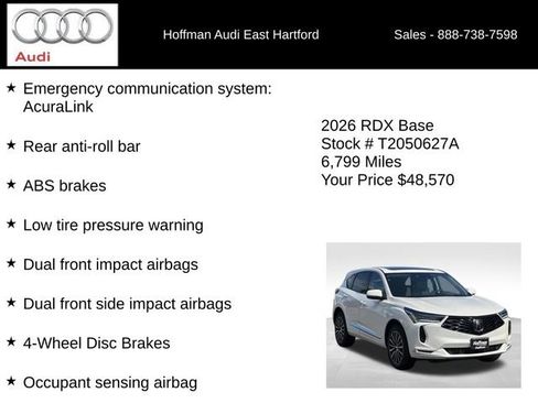 Used 2026 Acura RDX w/ Advance Package AWD/4WD image 24